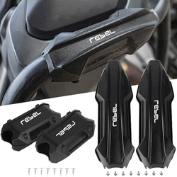 Motorcycle For Honda Rebel 500 Rebel300 Rebel 1100 CMX500 300 1100 25mm Bumper Engine Guard Protector Block Crash Bar Decorative
