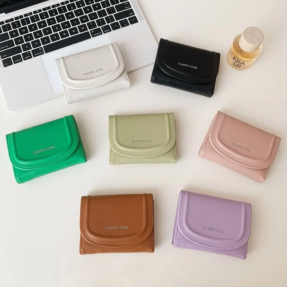 

Portable PU Leather Women's Wallet Waterproof Large Capacity Coin Purse Multifunctional Money Bag