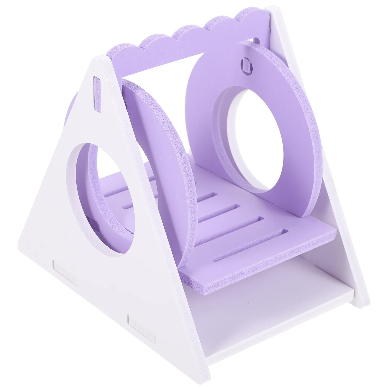 

PVC Stable Durable Small Pet Cage Swing Hamster Chinchilla Parrot Play Sleep Accessory Plastic Smooth Appearance Stress Relief