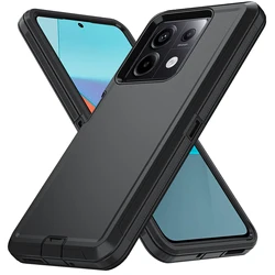 Heavy Duty Tough Dustproof Cover For Redmi 12 Camera Protection Case For Xiaomi 11T Pro Redmi Note 11S 12 Armor Shockproof Case