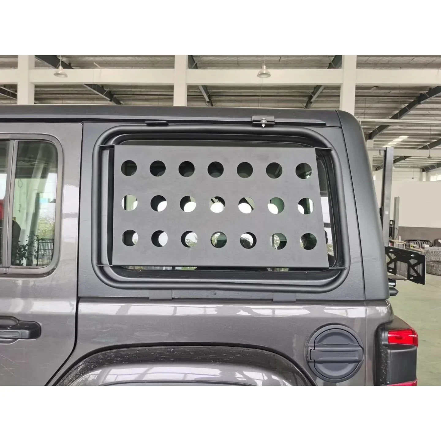 Offroad 4x4 Accessories Rear Door Triangular Window Glass Plate Cover For Wrangler JL Auto Parts