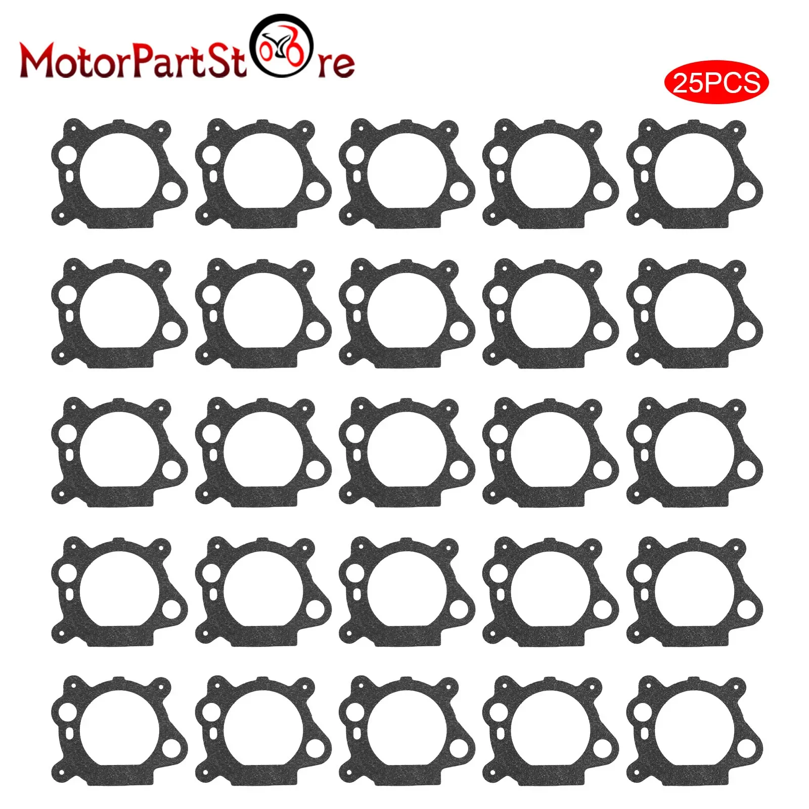 25x Carburetor Gasket Carb Gaskets for Briggs and Stratton 272653 272653S 795629 129H00 12A800 12B800 Craftsman Toro Lawn Mower