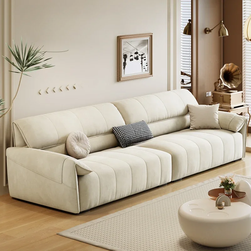 

White Modern Soft Sofa Chair Lazy Nordic Simple Loveseat Puff Lazy Sofa Living Room Woonkamer Banken Apartment Furniture