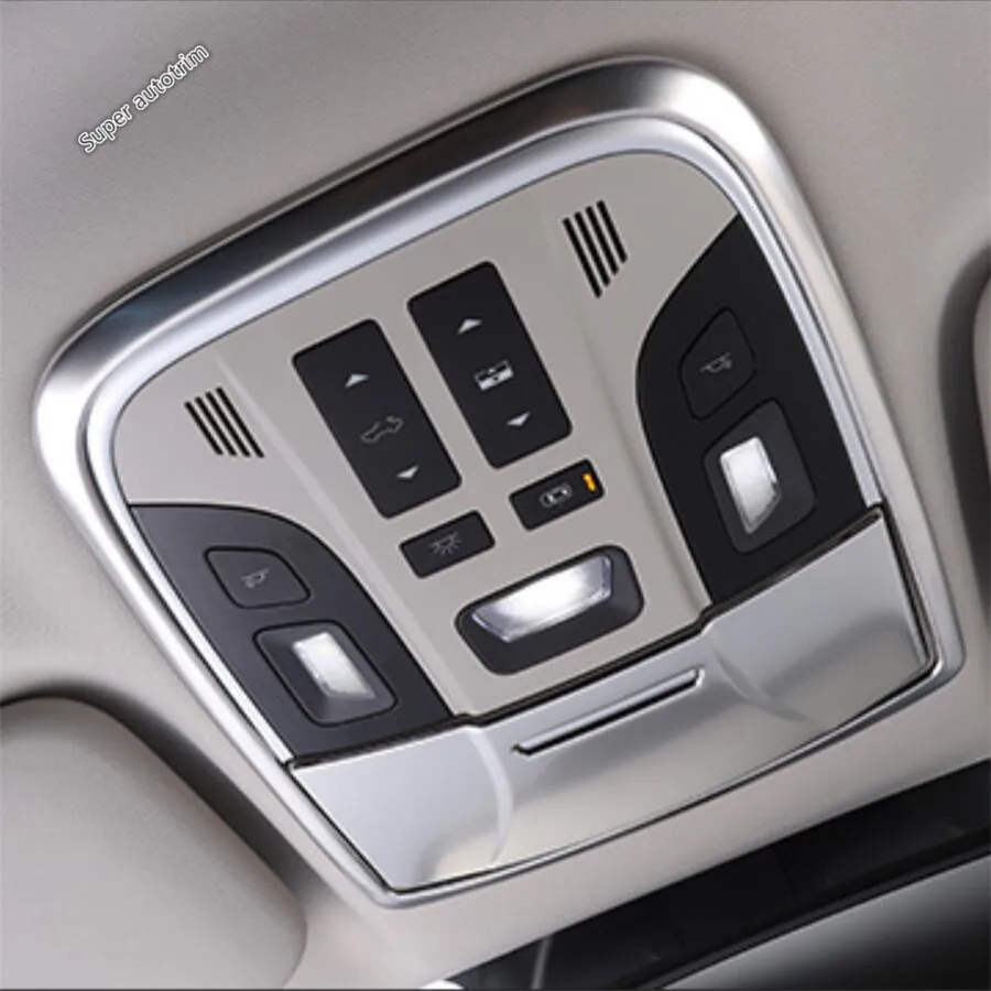 

Car Door Speaker / Headlight Button / Window Lift Panel / Glove Box Cover Trim For Haval F7 F7X 2018 - 2022 Silver Accessories