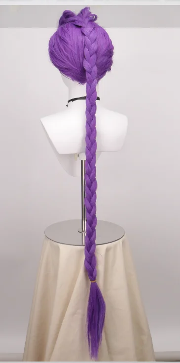 Women Men Demon Hunters Cosplay Wigs Anime Rumi Mira Zoey Costume Wigs Purple Braids Kids Accessories Prop rumi wig kids