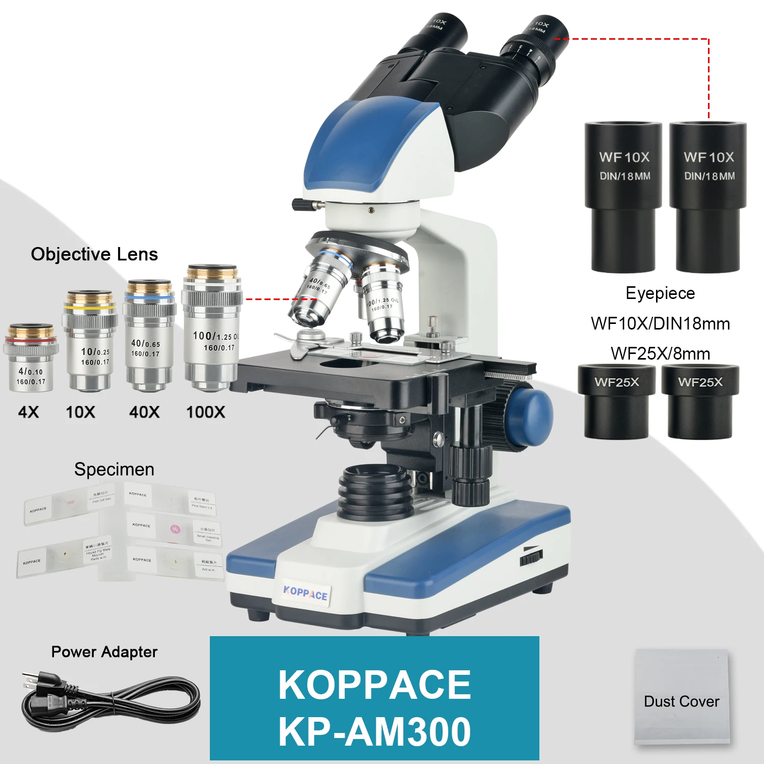 Koppace 40X-2500X B…