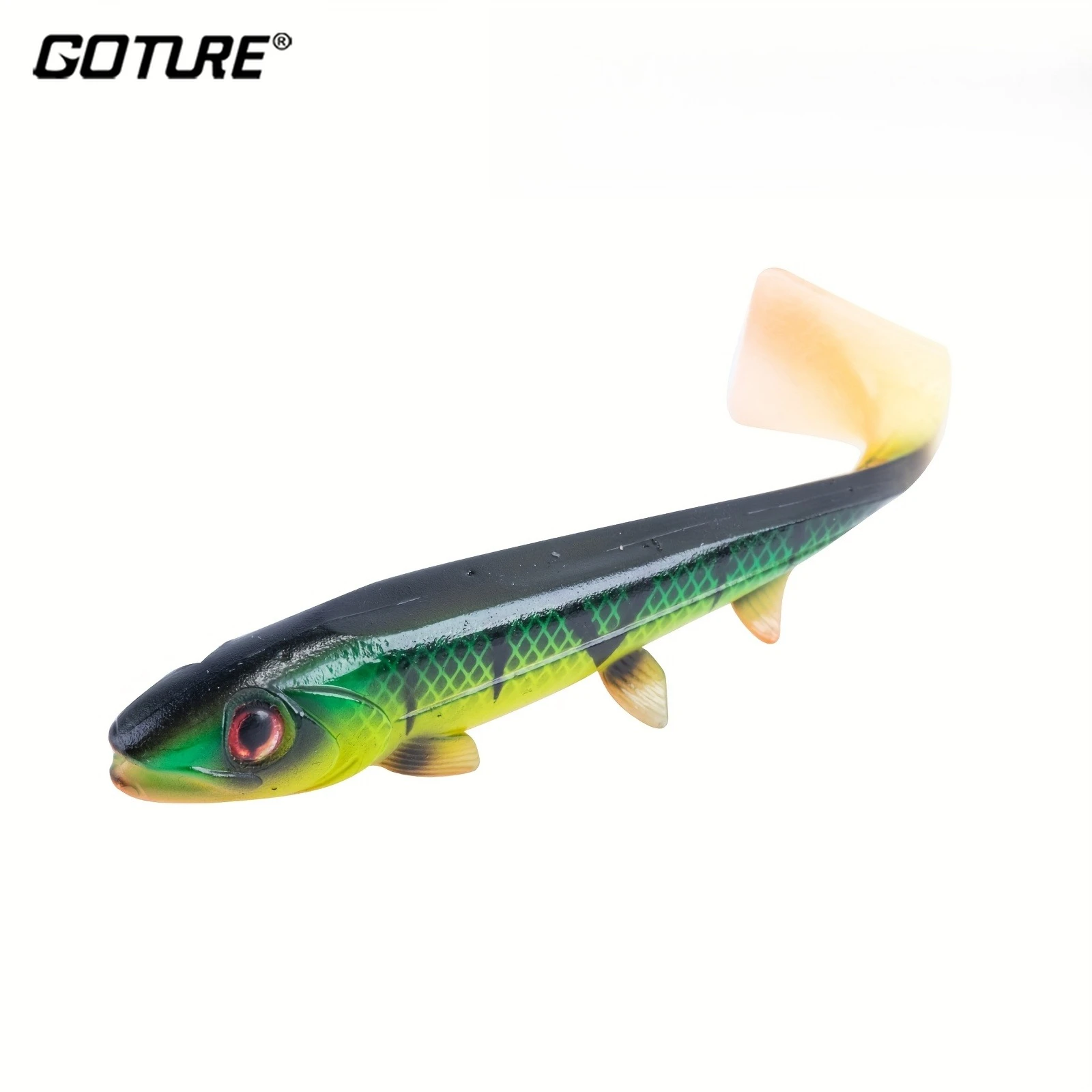 14cm/18cm Angelköder Shad Pike Lure Swimbait mit quadratischem Schwanz für Hecht, Barsch, Wels, Zander, Großwild-Angelausrüstung