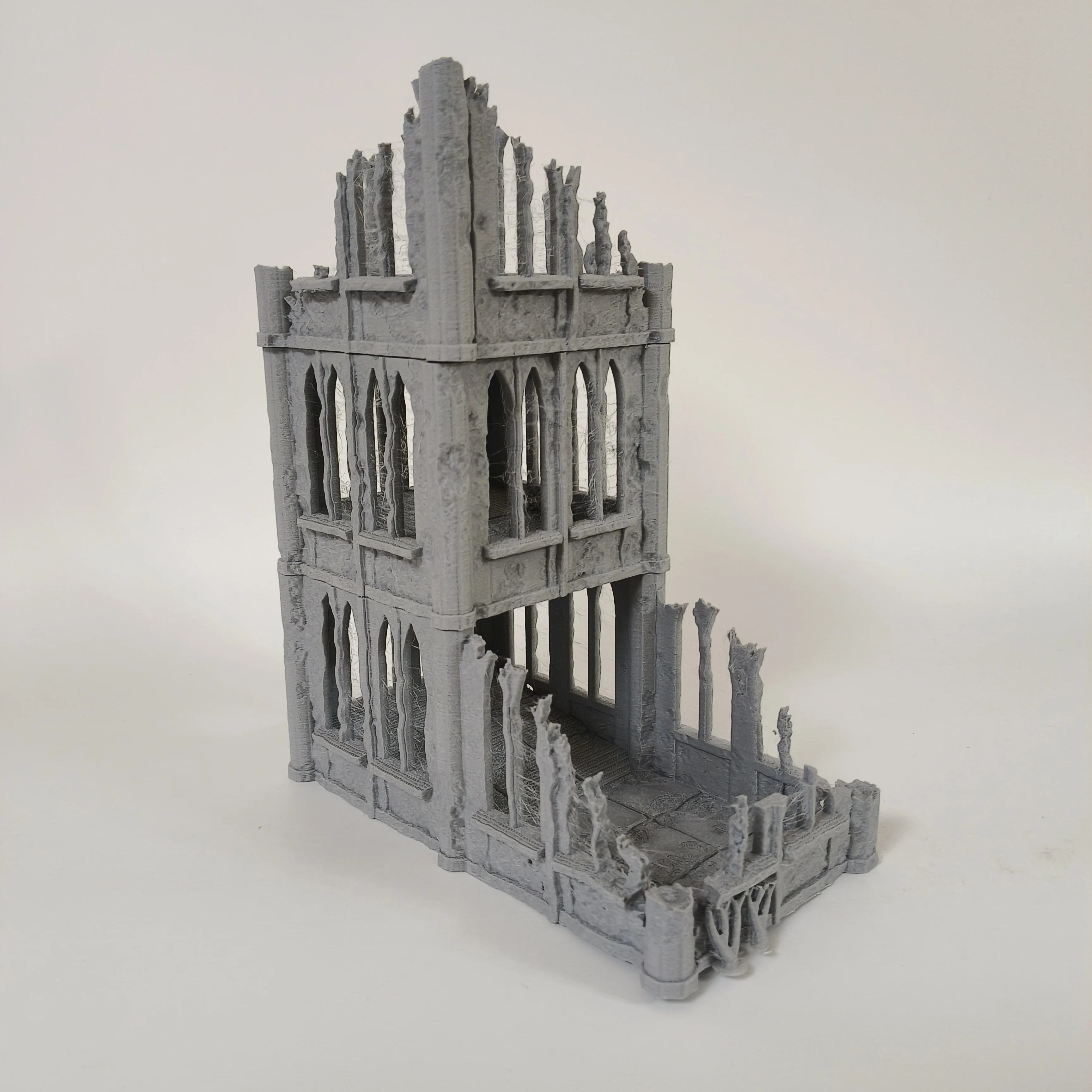 Ruined castle dice tower board game accessories card game prop COC DND desktop game