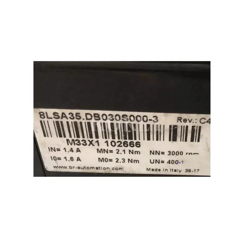 

2025 FOR B&R servo motor 8LSA35.DB030S000-3