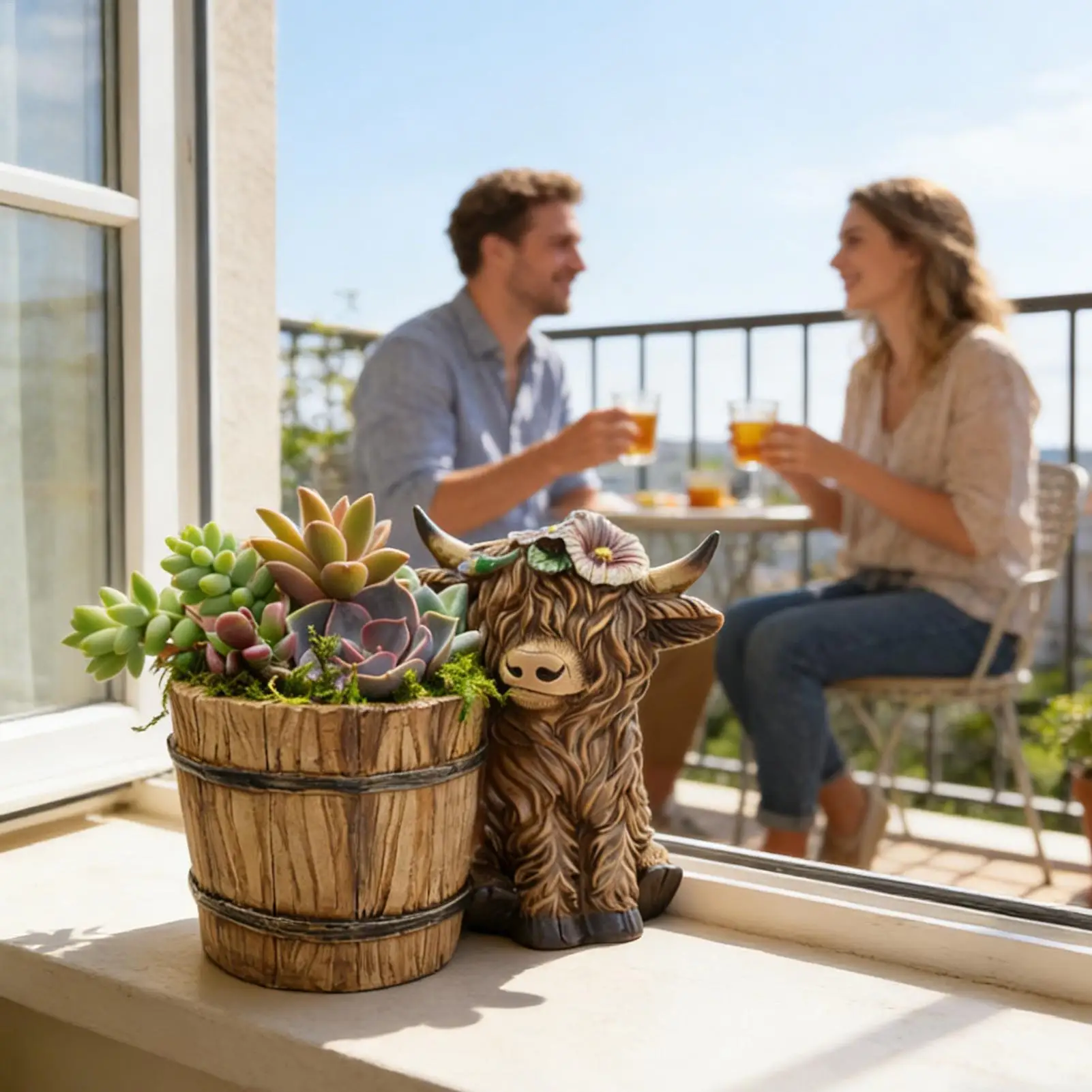 

Декоративная ваза-кашпо в форме коровы, милый цветочный горшок для дома, сада, кухни, фермерского дома, стола, офиса, гостиной, для использования в помещении