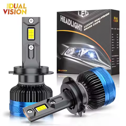 Dualvision K5C H7 Led Canbus Headlight 300W 30000LM H4 H1 H8 H9 H11 9005 9006 HB3 HB4 9012 High Low Beam 6000K 4300K Auto Lamp