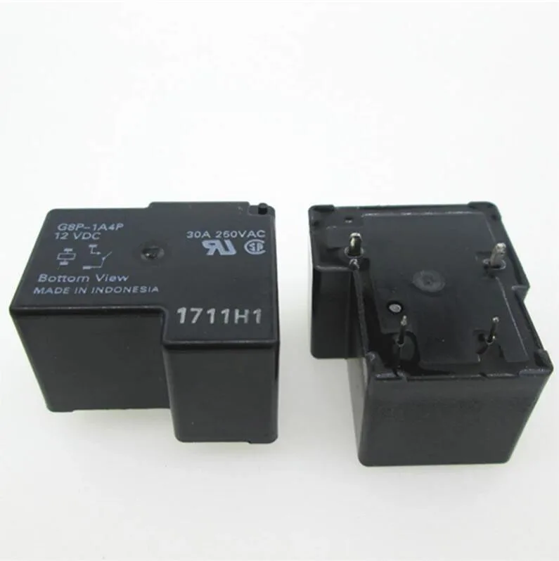 HOT NEW 12V relay G8P-1A4P 12VDC G8P-1A4P-12VDC G8P1A4P 12VDC DC12V 12V 30A 250VAC 4PIN