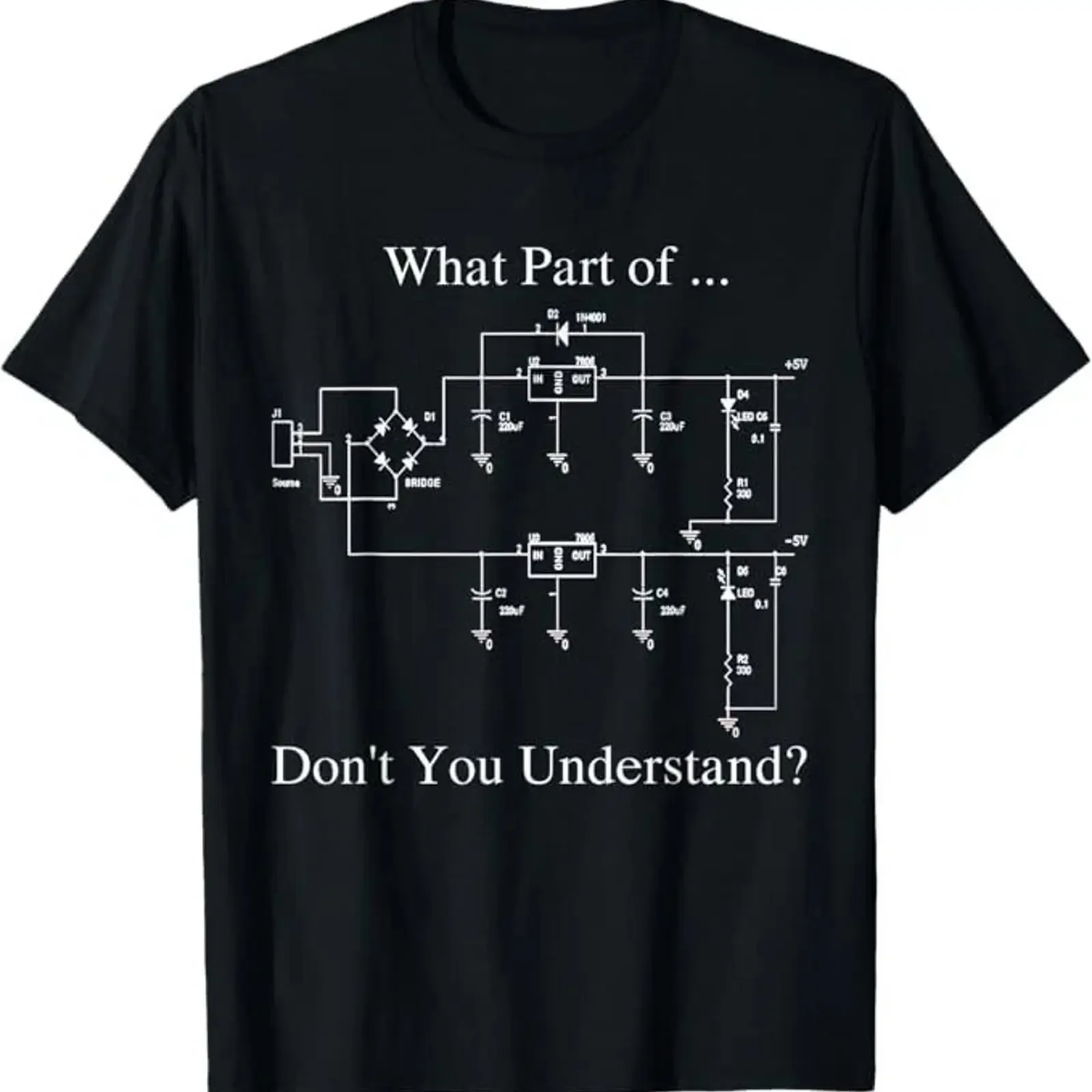 Elektroingenieur Lustiges Technologie-Sarkasmus-T-Shirt im Vintage-Stil, gewaschen, atmungsaktiv, lässig, Unisex, grafische Mode, stilvoll