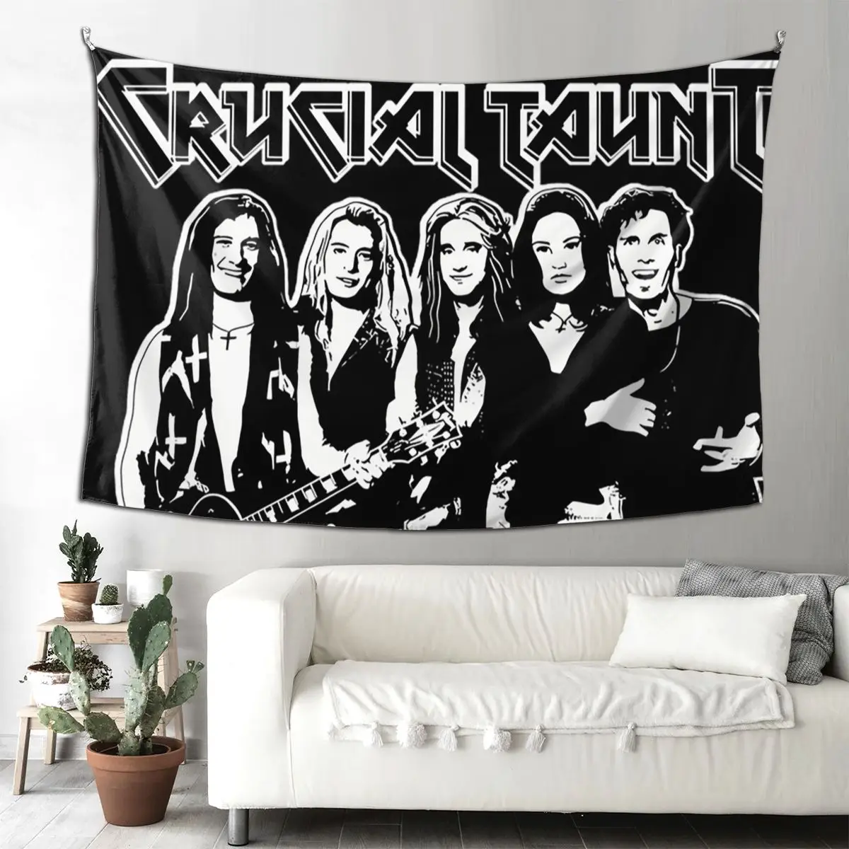 

Круизный хвост, мир Уэйна, пародия, группа, кассандра, гобелен, забавный настенный эстетический домашний декор, гобелены для гостиной