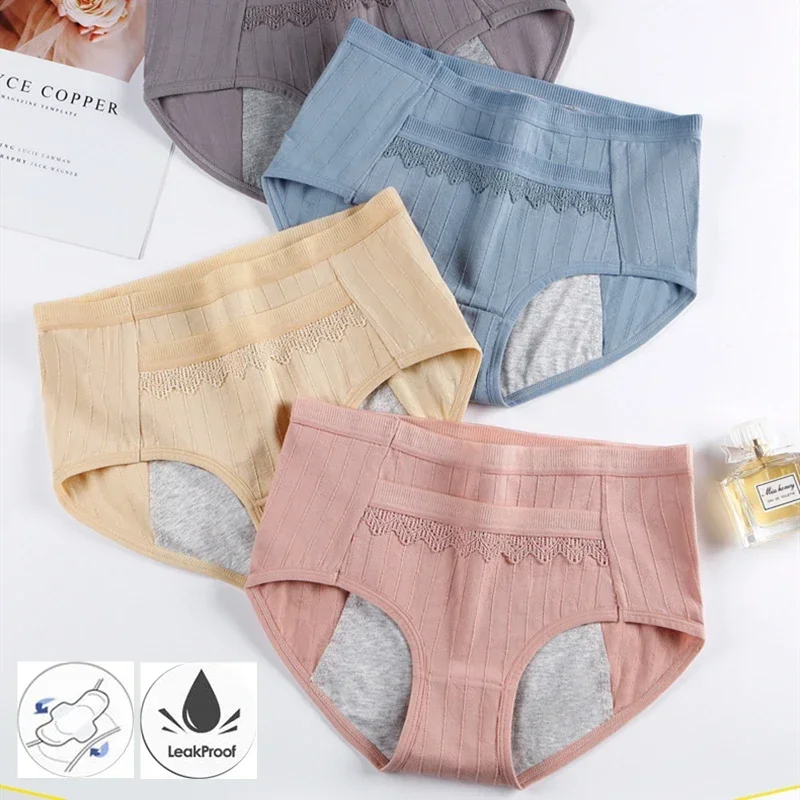 Panties for Menstruation Cotton Menstrual Panties Plus Size Culottes Menstruelles Bragas Menstruales Femme Culotte Menstruelle