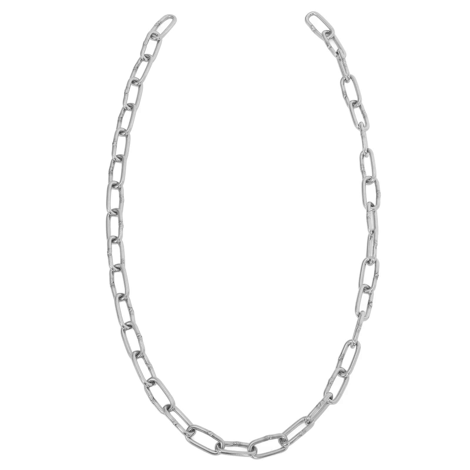 

1M 4Mm Stainless Steel Chain Heavy Duty 304 Corrosion Resistant for Dog Leash Hanging Lights Outdoor Clothesline Camping