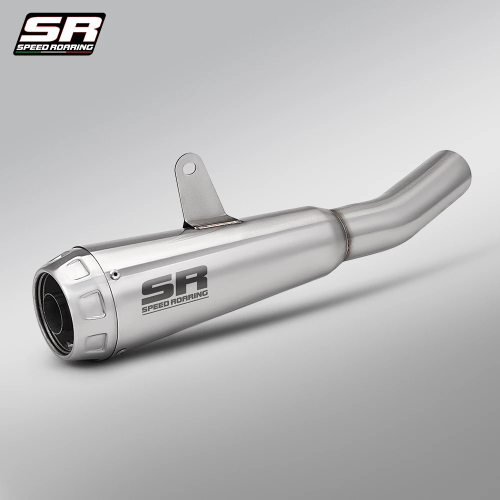 

Stainless Steel Motorcycle Exhaust Modification Slip-On Line Muffler for ZX6R ZX-6R 2009-2025 Racing Line Kit