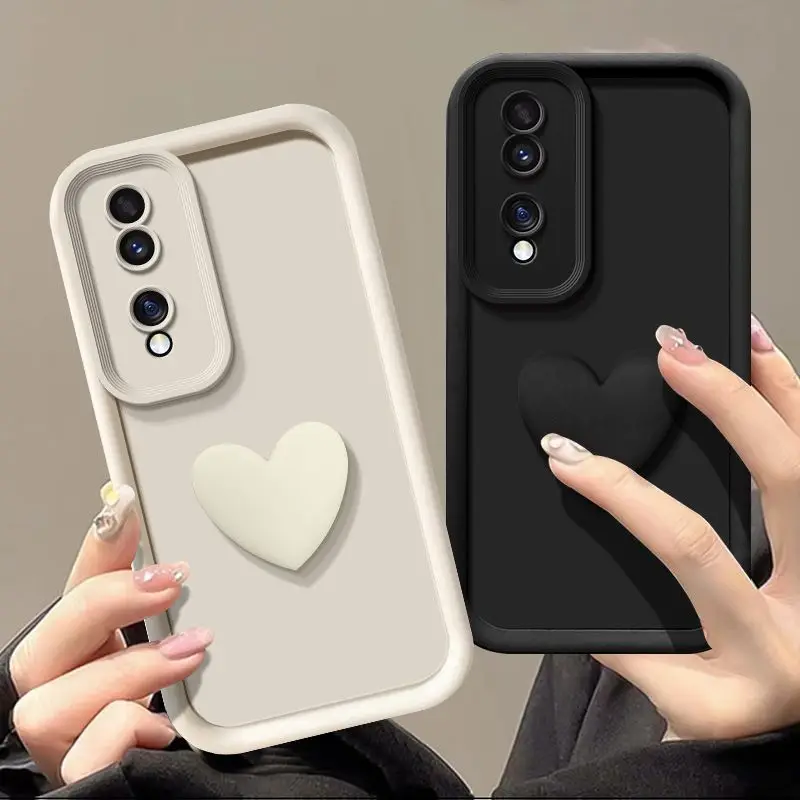 Korean style Cute DIY Love Heart Pure Color Phone Case For Motolora G10 G20 G30 G54 G14 G9 Play Soft Slicone Back Cover Coque