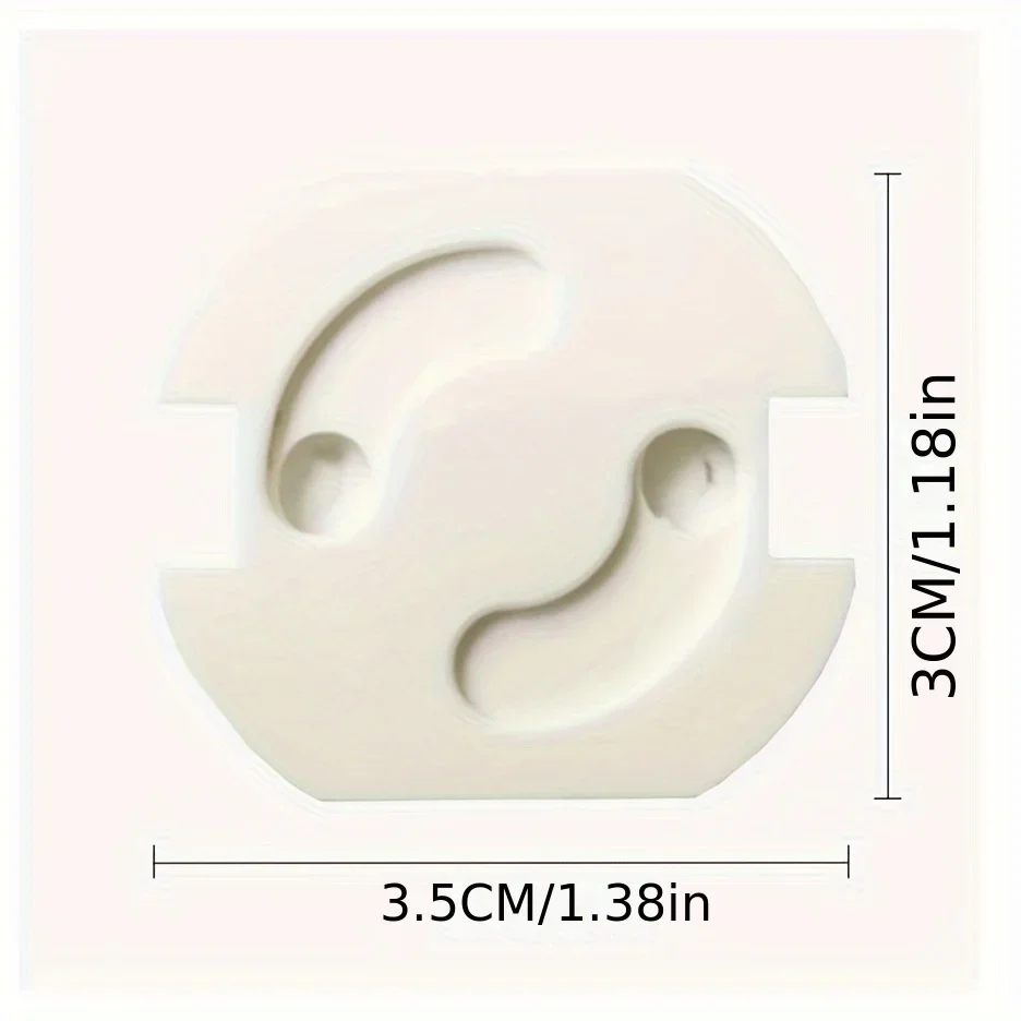 Baby Safety Socket Covers 10pcs Electrical Plastic Outlet Protectors Child Safe Socket Security Protection
