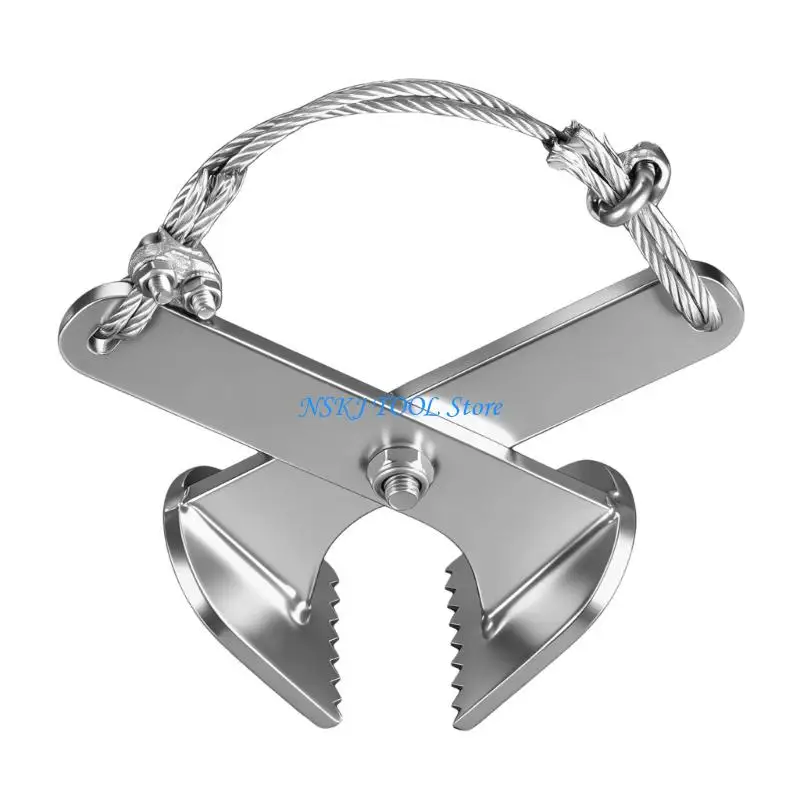 L8RC Multipurpose Tree Root Puller Ground Clearing Implement Featuring Reinforced Construction For Rough Root Removal Tasks