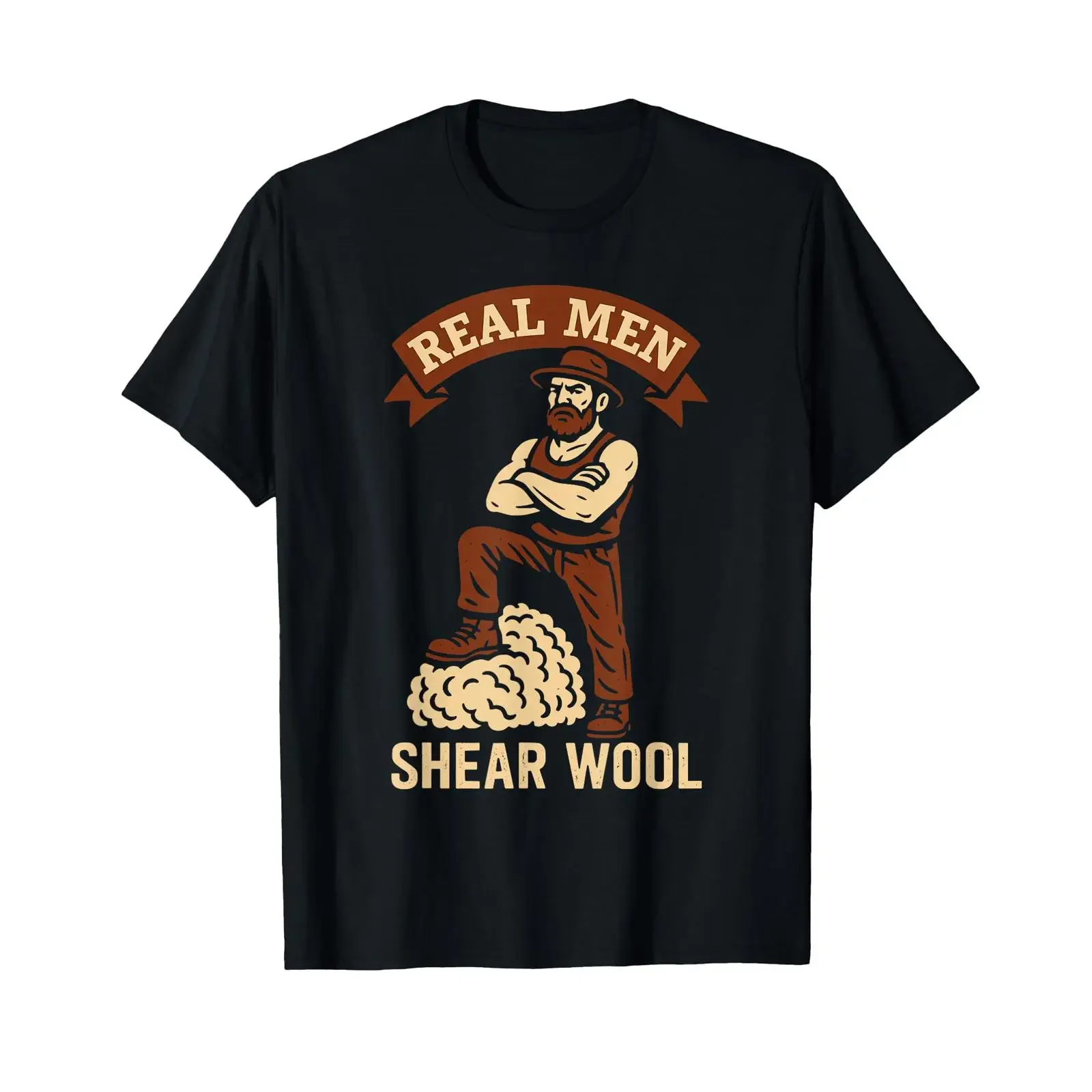 Sheep Shearer Shearing Wool Worker Rural Trade Pride T Shirt vintage Washed Versatile Breathable homme Casual Soft Stretched