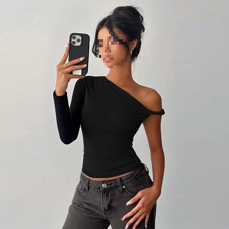 

Новый осенний черный топ с открытыми плечами и V-образным вырезом, облегающие шорты Ciwalk для мужчин, летняя модная уличная одежда