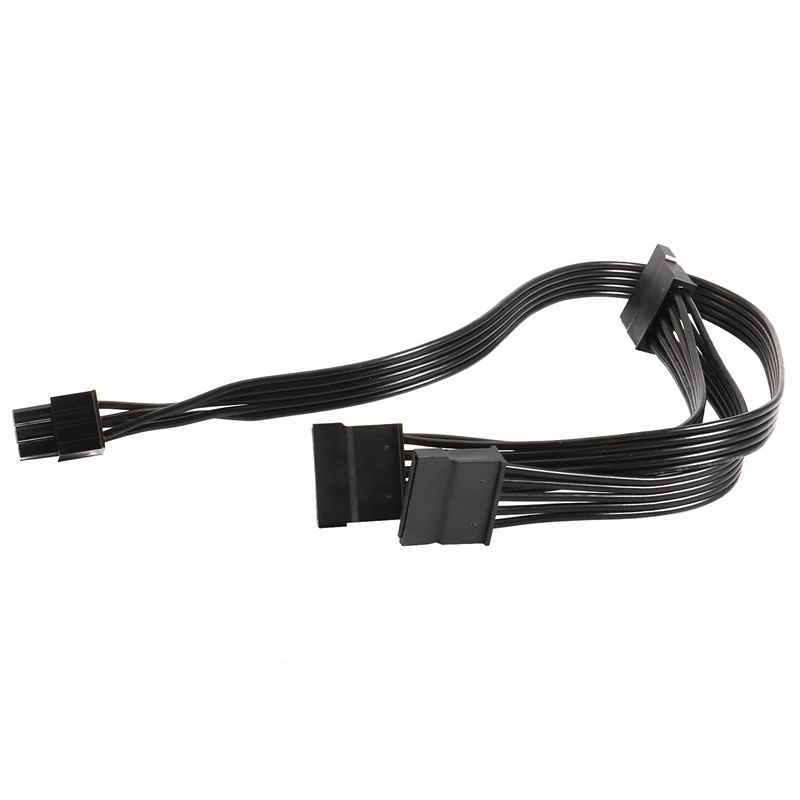 2Pcs 6 Pin To 3X SATA Driver Power Cable For EVGA Supernova 650 750 850 1000 1600 2000 G2 G3 P2 T2 GS