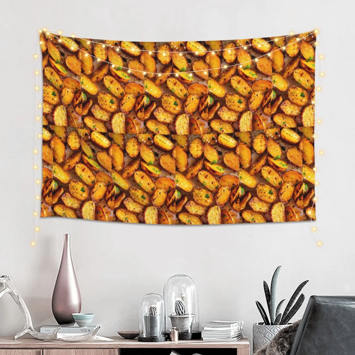 I Don't Know I'm Just A Potato Potato Lover Gift Tapestry Hippie Wall Hanging Aesthetic Home Decor Tapestries for Dorm Room