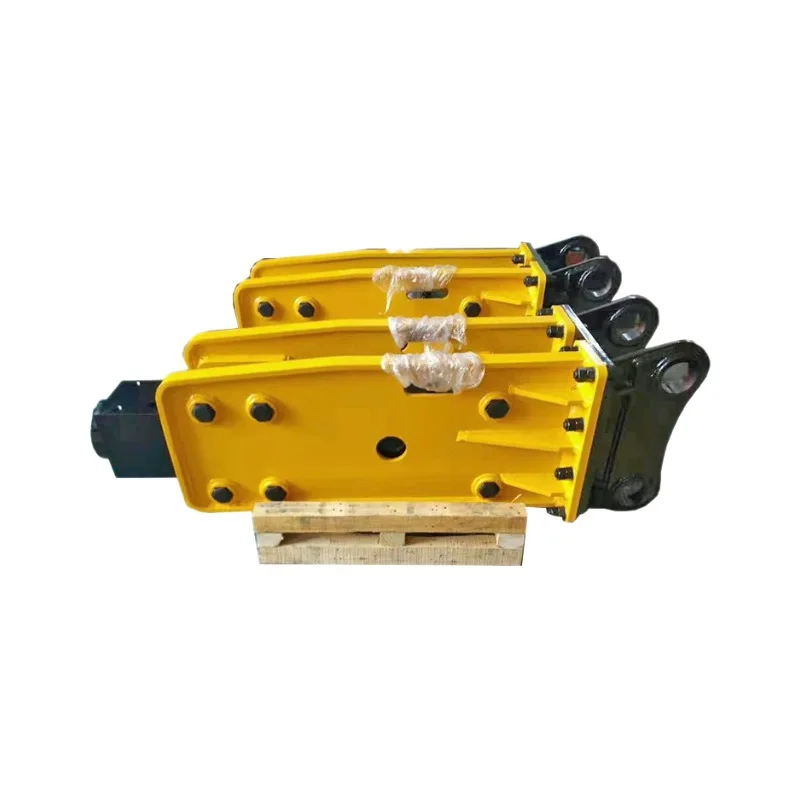 Triangular right angle breaker, hydraulic rock breaker