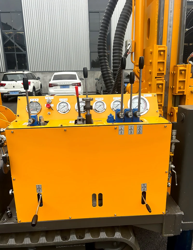 جهاز حفر العينات الأساسية المخصصة للديزل الهيدروليكي بالكامل مع علبة التروس والمحرك لأخذ عينات الاختبار الجيوتي التقنية الدوارة