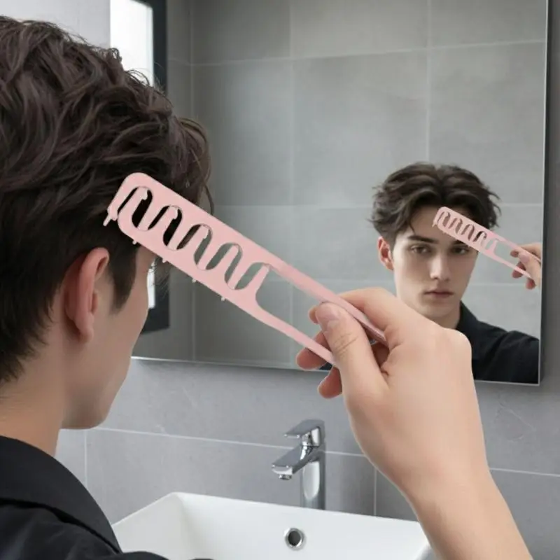 Wide Tooth Hair Styling Comb Seam Comb for Fluffy Root Volumizing Bangs Detangling Home Salon Use