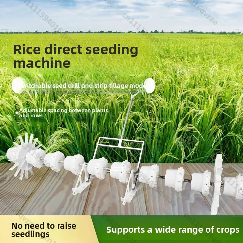 A New Type of Rice Sowing Direct Seeding Machine with High Precision and Adjustable Grain Number Small Rice Transplanter