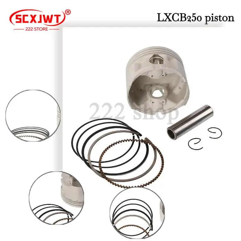 

Motorcycle parts piston ring CB250CC air-cooled piston kit