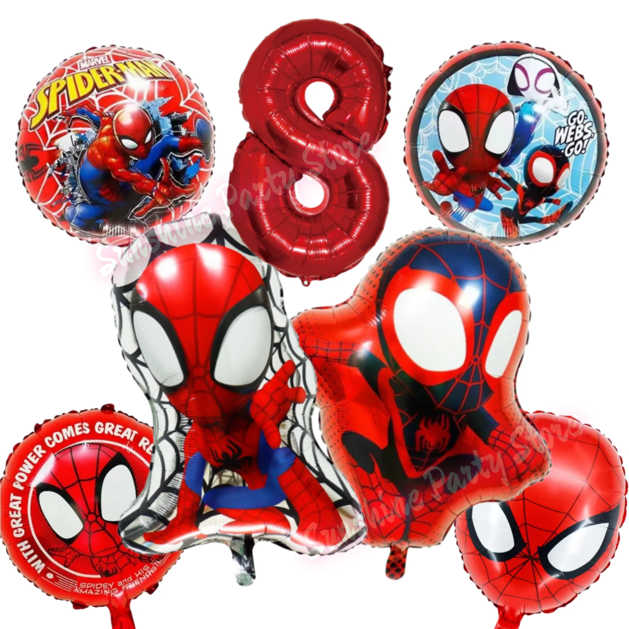 Spinnen Verjaardagsparty Decoratie Rode Spidehero Serviesset Bekers Borden Servetten Banner Ballonnen voor Party Favoren Cadeau Babyshower