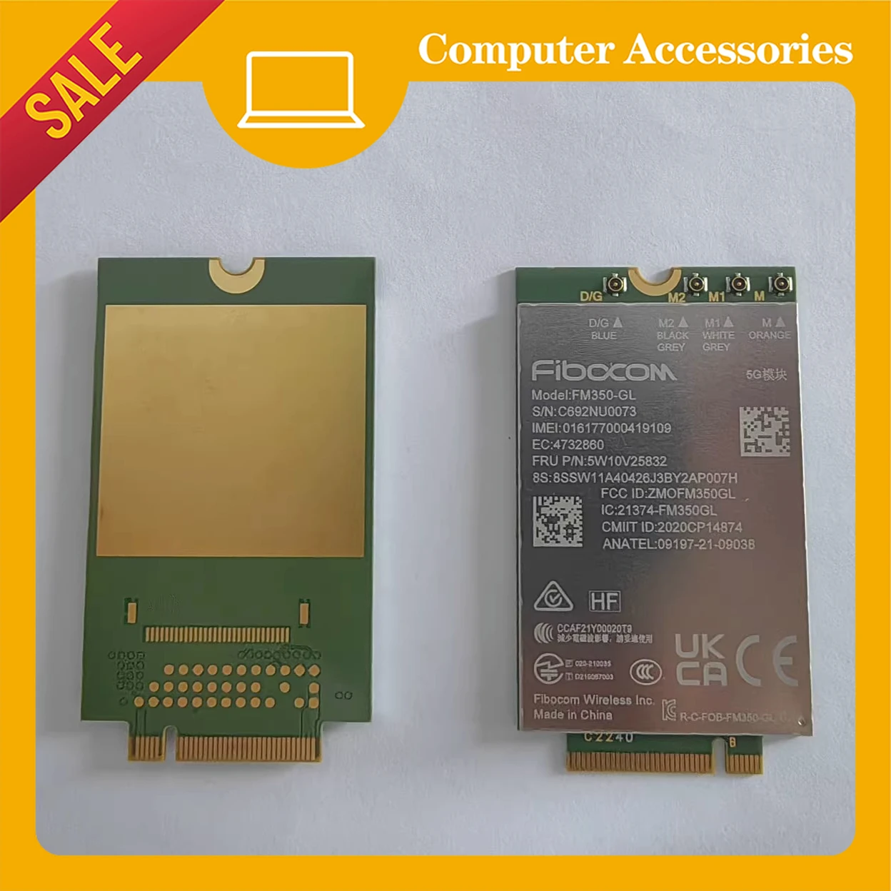 

For Lenovo X1C 11th X1 Yoga 8th 2023 5G Module FM350-GL 5W10V25832