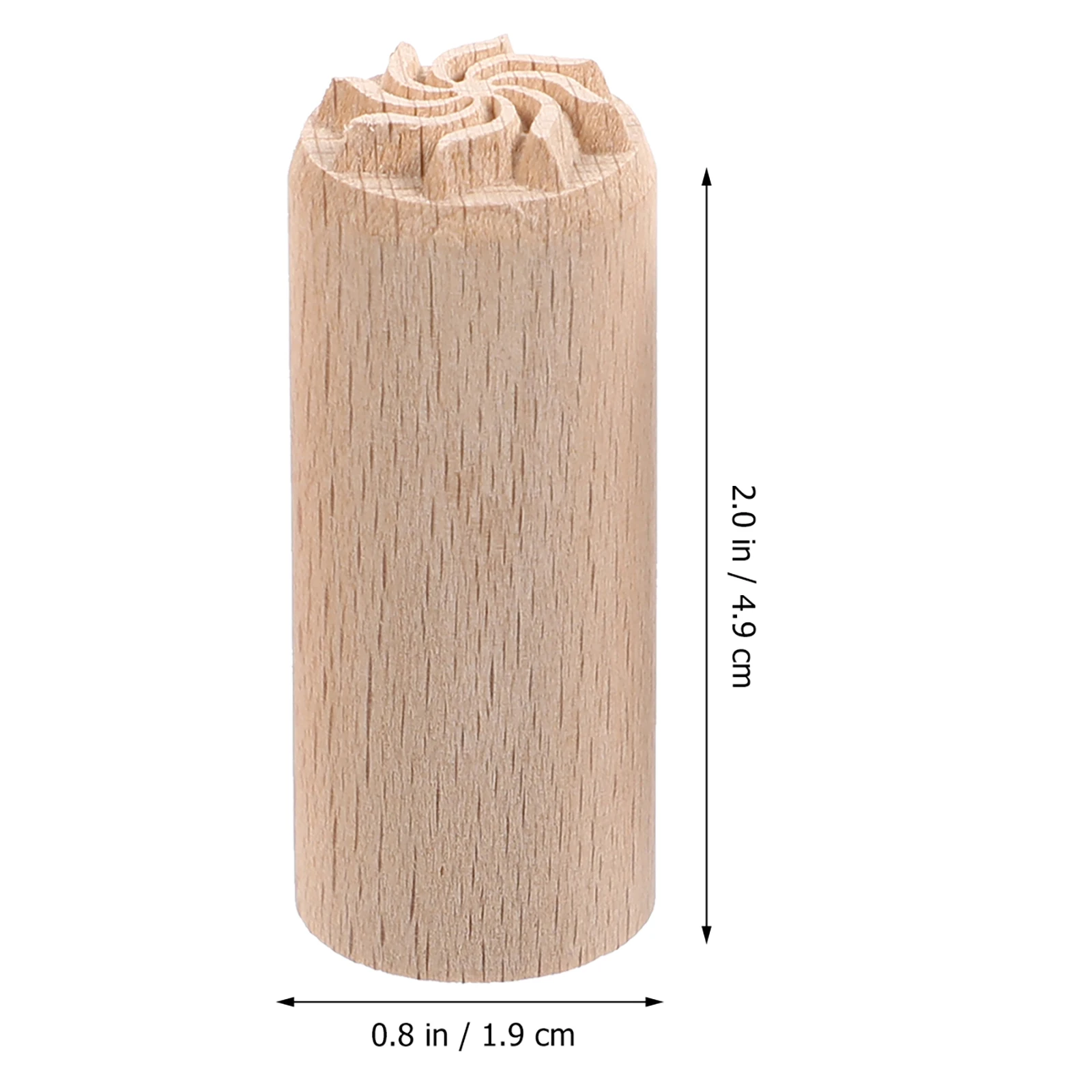 

7pcs Wooden For Diy Wood Block Stamp Natural Column Stamps Pottery Tools Craft Accessories Clay Decorative Stamps Hand Carved
