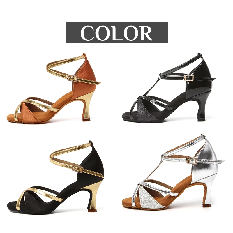 Adult Latin dance shoes, women professional dance shoes, children soft soled dance training shoes, national standard dance shoes