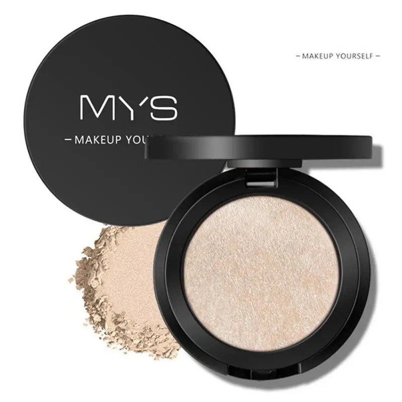 Marke Gesicht Make-up Puder 6 Farbe wasserdichte Mineralien Schimmer Aufheller Kontur Bronzer Text marker Make-up Paletten