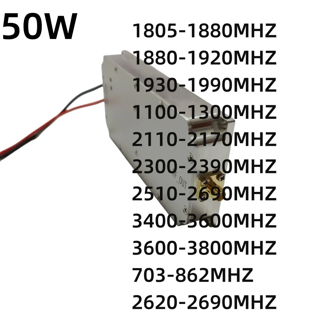 50W 1880-1920MHZ2110-2170MHZ 3.4GZ3.6GZ 2620-2690MHZ 1930-1990MHZ 1100-1300MHZ POWERAMPLIFIER NOISE GENERATOR Module