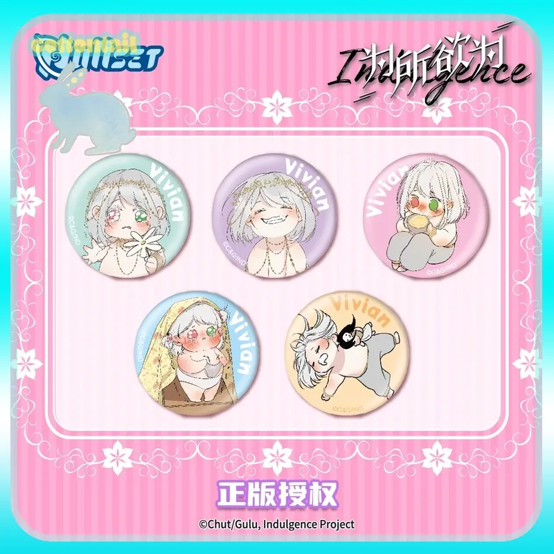 

Оригинальный набор значков Nullset Indulgence Manga Vivian, мини-значок Vivian, аниме, периферийные устройства, коллекция товаров, подарок