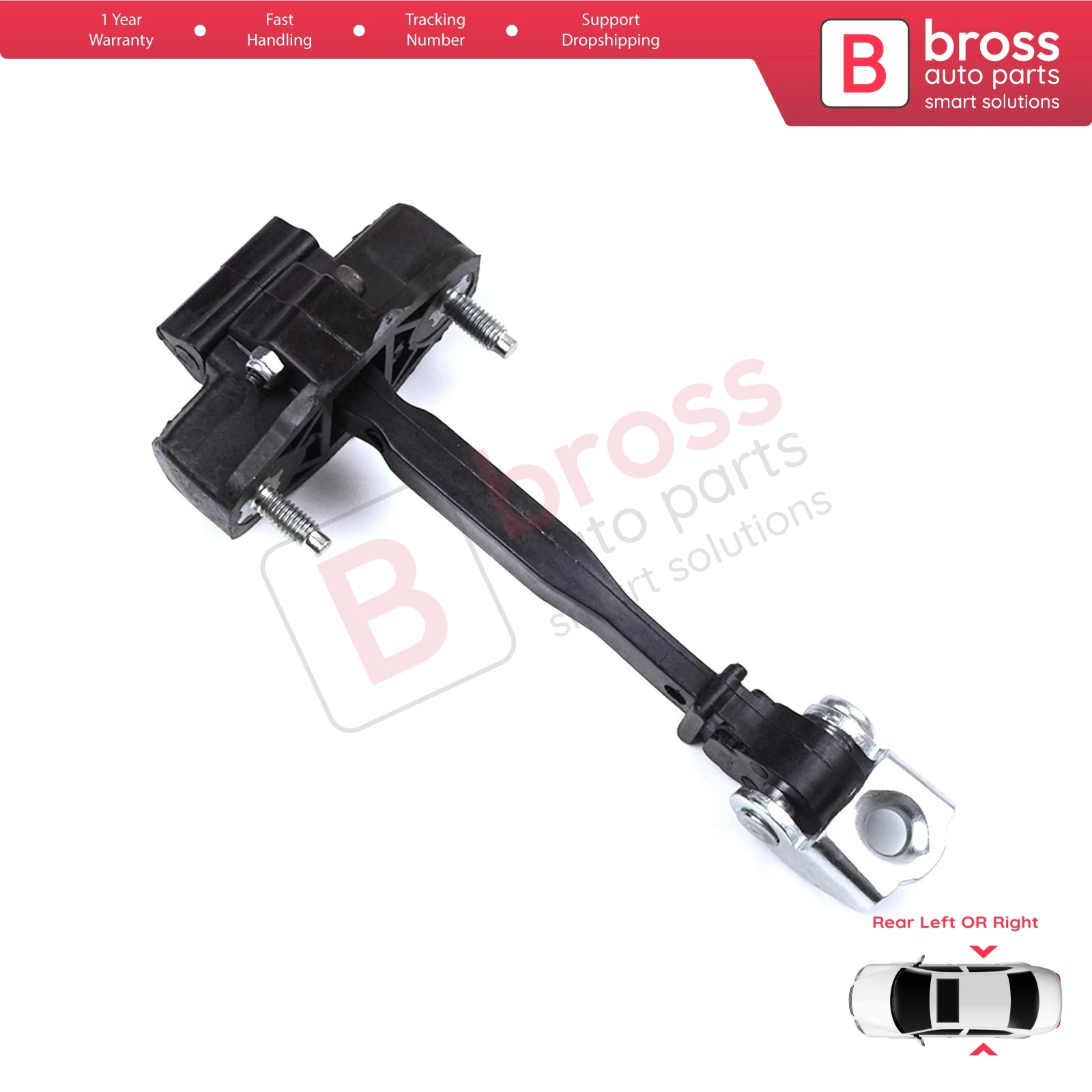 

BDP1319 Rear Left or Right Door Hinge Stop Check Strap Limiter for Peugeot 208 e-208 Opel Corsa F Corsa-e 2019-On 9823211180