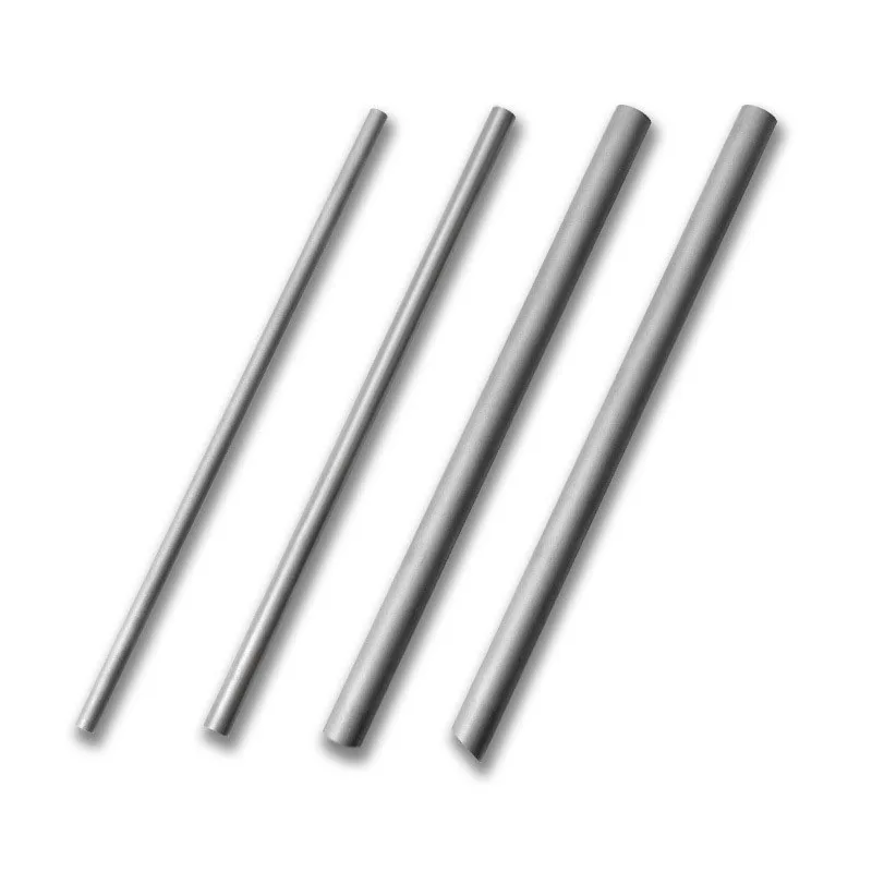 Pure Titanium Straw Reusable Metal Drinking Straw Portable Lightweight Eco Friendly Cutlery For Outdoor Camping Travel Picnic Hi