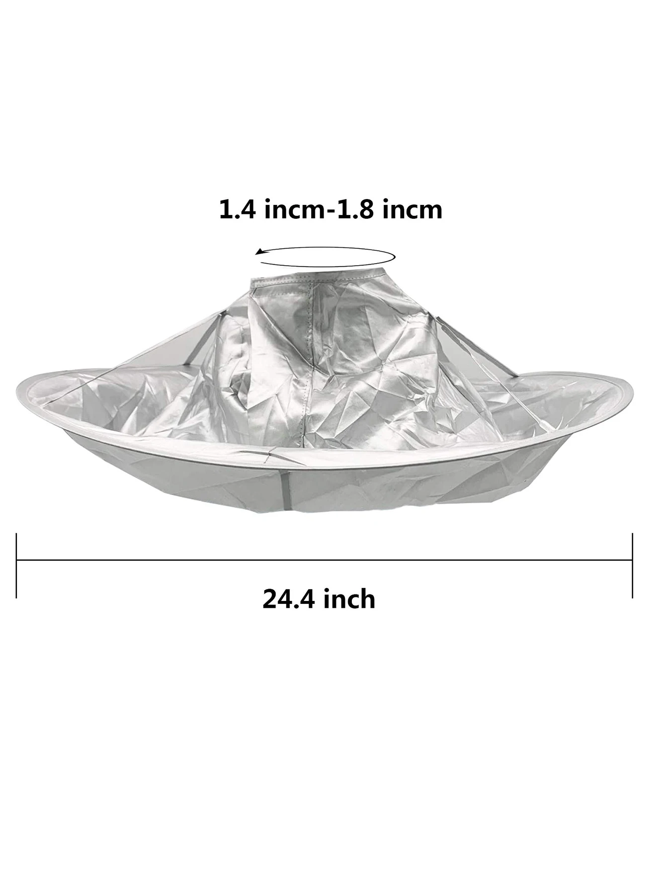 عباءة احترافية مقاومة للماء لقص الشعر وقابلة للطي باللون الفضي للأطفال البالغين عالمية