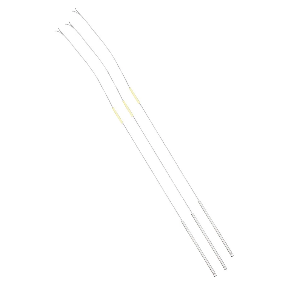 10PCS Horse Tail Earpick Wax Remover Curette Adult Silver Needle Handle Ear Dig Tools Spoon Cleaner Stick Message