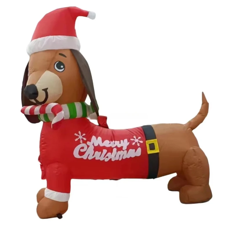

Modern Indoor/Outdoor Christmas Decorations Colored Inflatable Dogs and Polar Bears Home Decor Blow Holidays