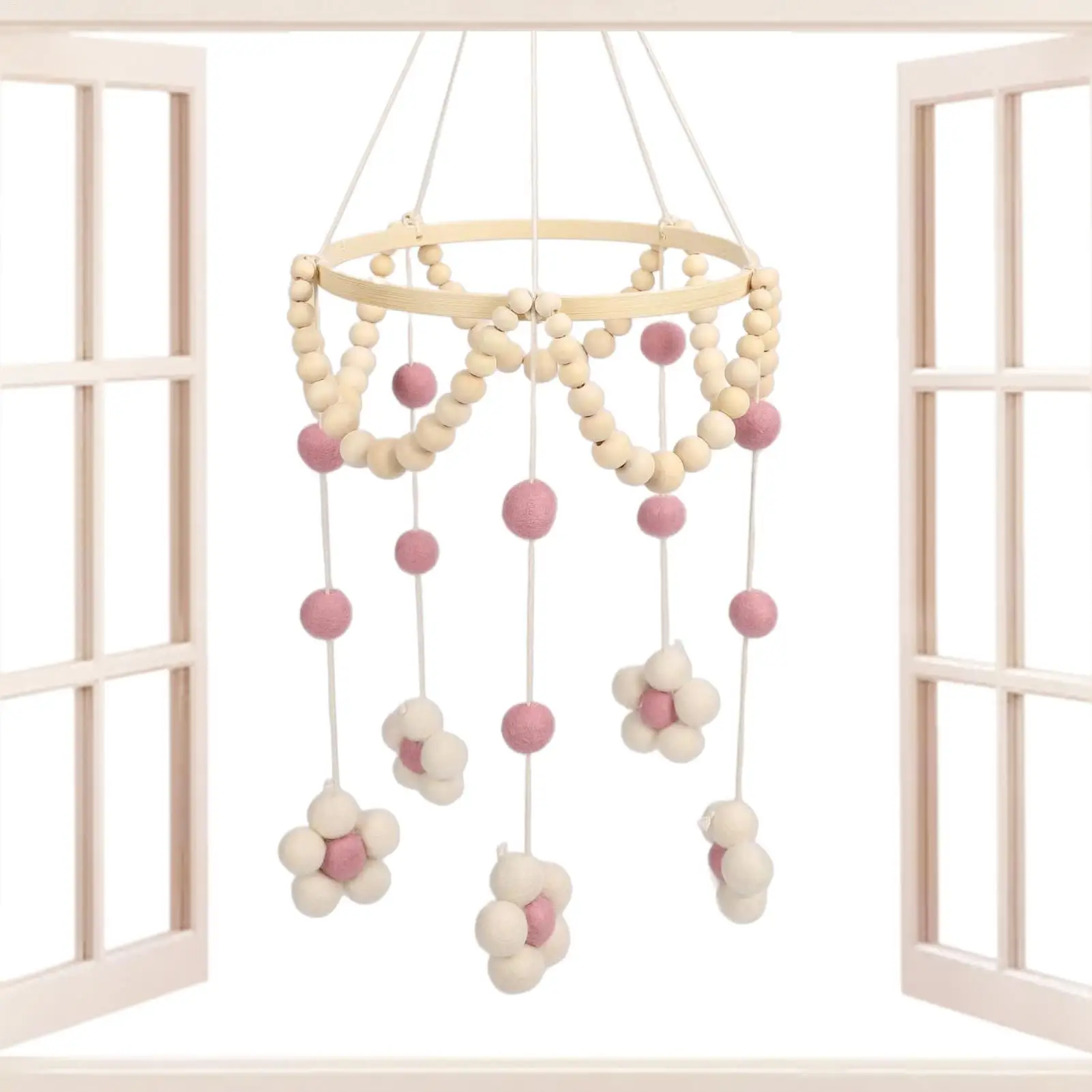 Babymobiel Babybed Windgong Ophangbaar Speelgoed Decoratie Windgong Voor Kinderkamer Wieg Kamer Jongens Meisjes Nachtkastje Kinderbox