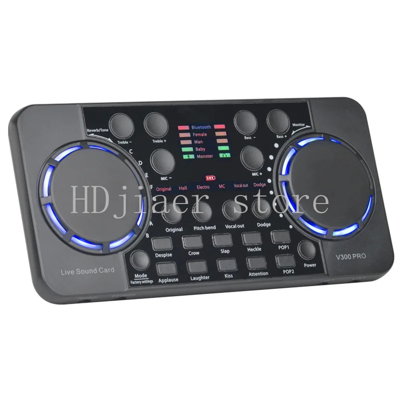 

V300 Live Sound Card Kit - Bluetooth Reverb for Phones & PCs | Suitable for Influencer Streamers
