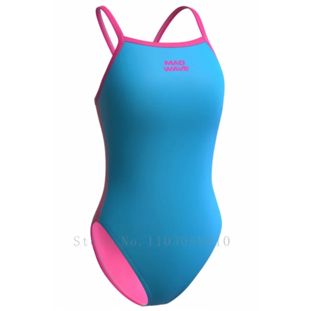 mad wave Competitive swimsuit Sexy Sports Swimsuit One-piece Functional Training Swimsuit Bodysuit Thin Swimming Clothing 2026