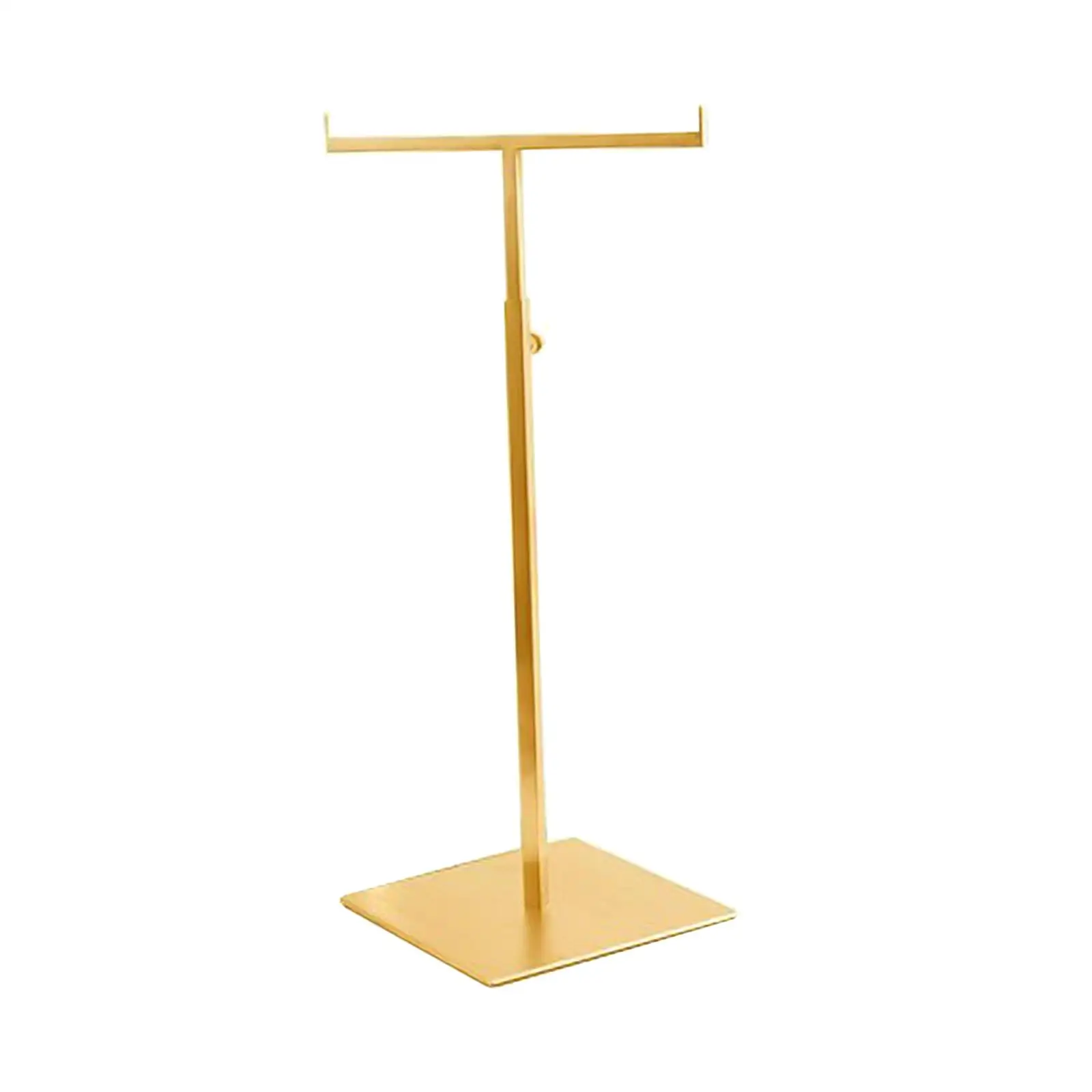 Metal Handbag Rack,Tabletop Purse Display Stand,Adjustable Height,Double Hook