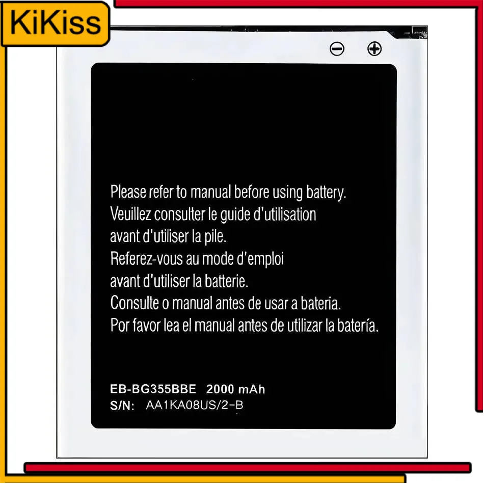 

Long Lasting Mobile Phone Battery EB-BG355BBE For Samsung Galaxy Core 2 G355H G3558 G3556D G355 G3559 SM-G3556D 2000Mah